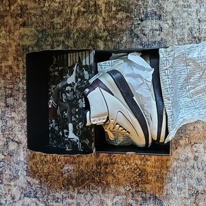 Jordan 2's A Ma Maniere Cream and Brown Sneakers